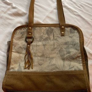Myra Bag canvas shoulder bag